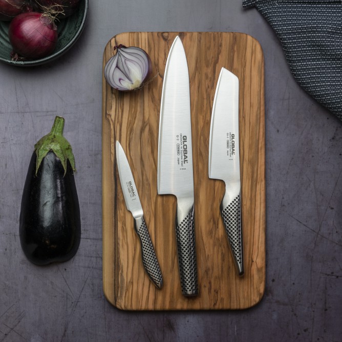 GLOBAL Knife Set 3-pcs G-2, GS-5, GS-38