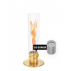 HOFATS SPIN 1200 tabletop fireplace with bio-burner, gold
