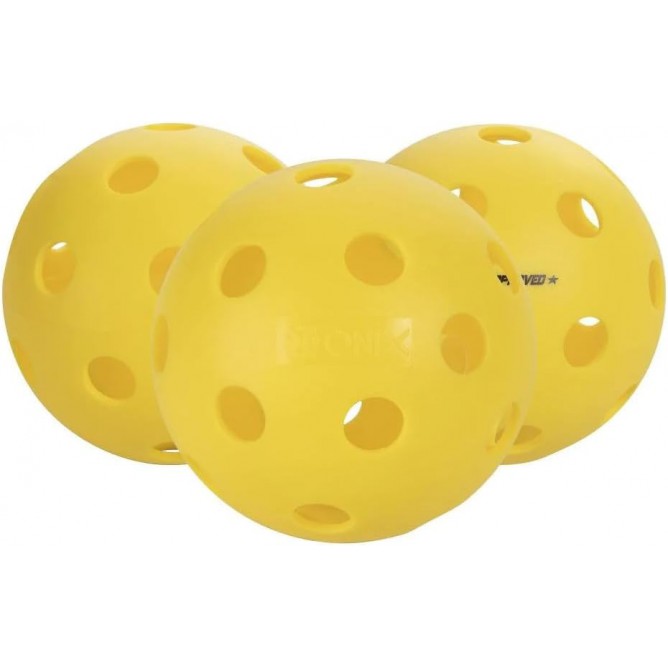 Onix Fuse Indoor Pickleballs 3tk, Kollane