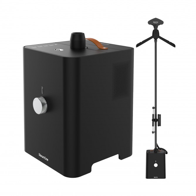 SteamOne STEAMCUBE steamer, black