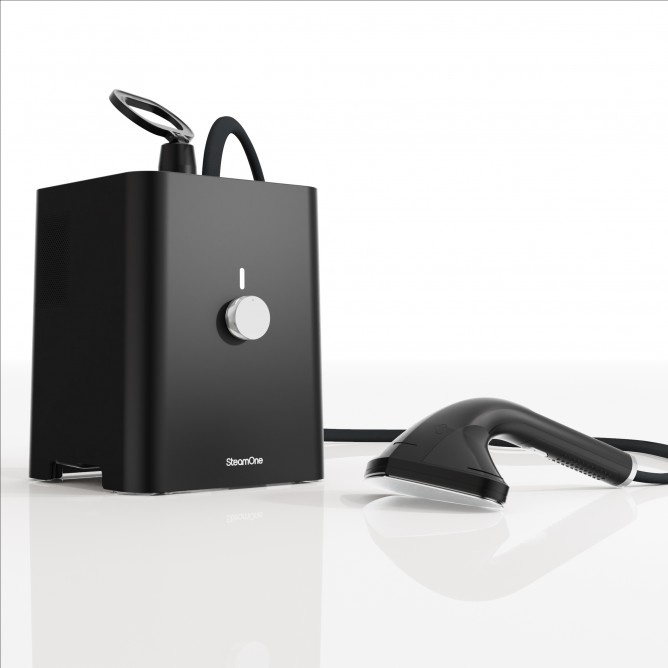 SteamOne STEAMCUBE steamer, black