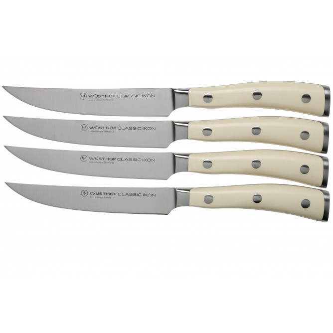 WUSTHOF Classic Ikon Creme 4-piece steak knife set